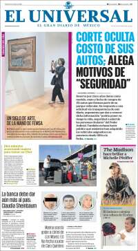 Portada de El Universal (M&eacute;xico)