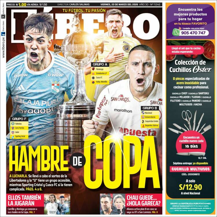 Portada de Líbero (Per&uacute;)