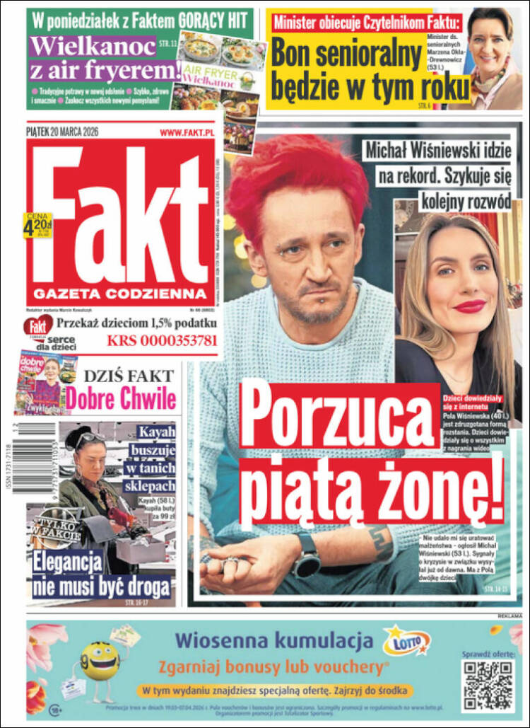 Portada de Fakt (Polonia)