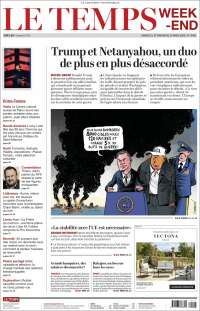 Portada de Le Matin (Suisse)