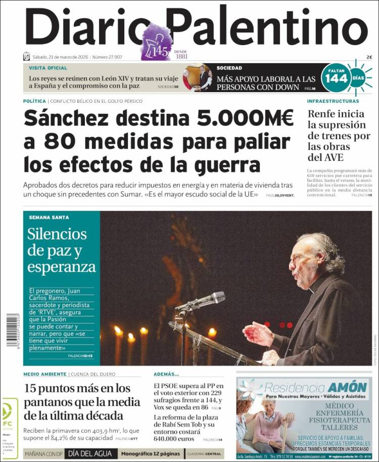 Portada de Diario Palentino (Espa&ntilde;a)