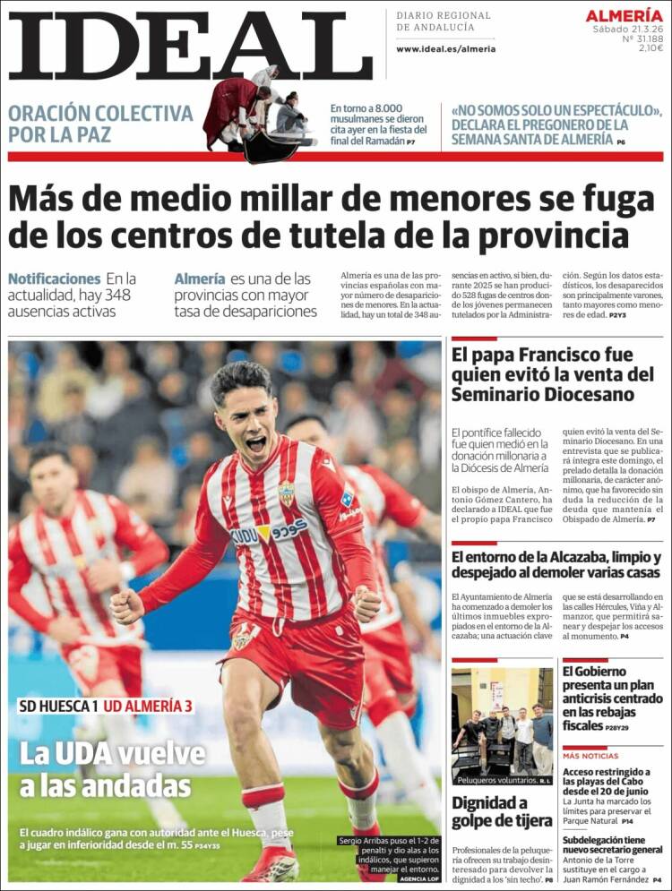 Portada de Ideal Almeria (Espa&ntilde;a)