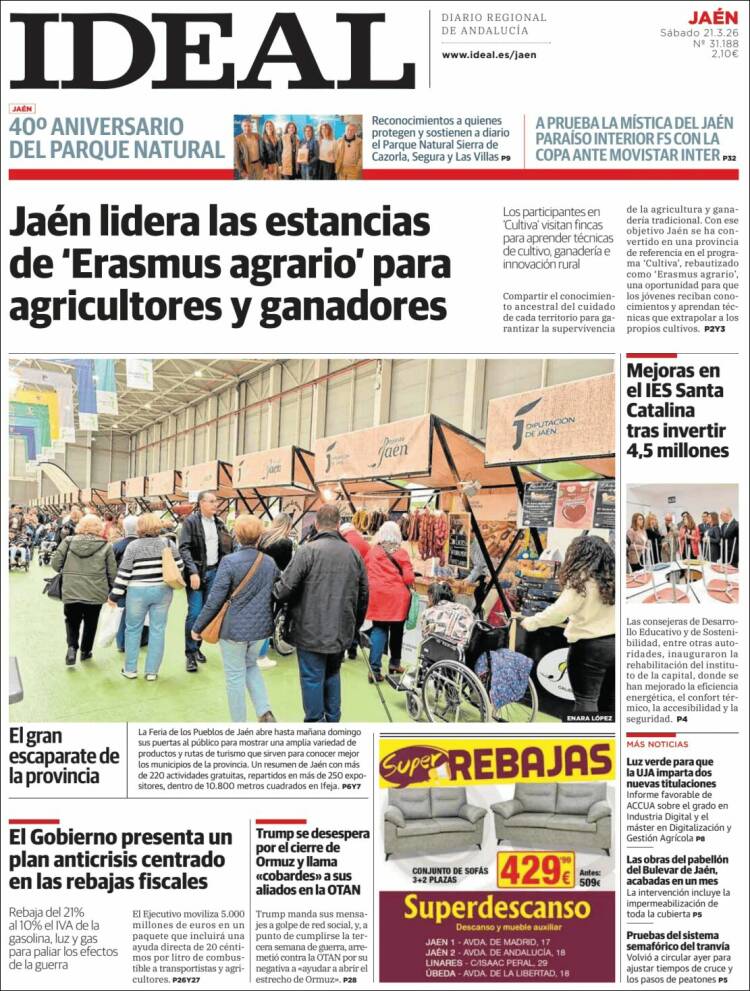 Portada de El Ideal de Jaén (Espa&ntilde;a)