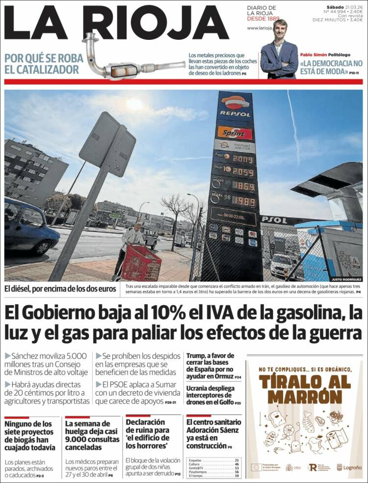 Portada de La Rioja (Espa&ntilde;a)