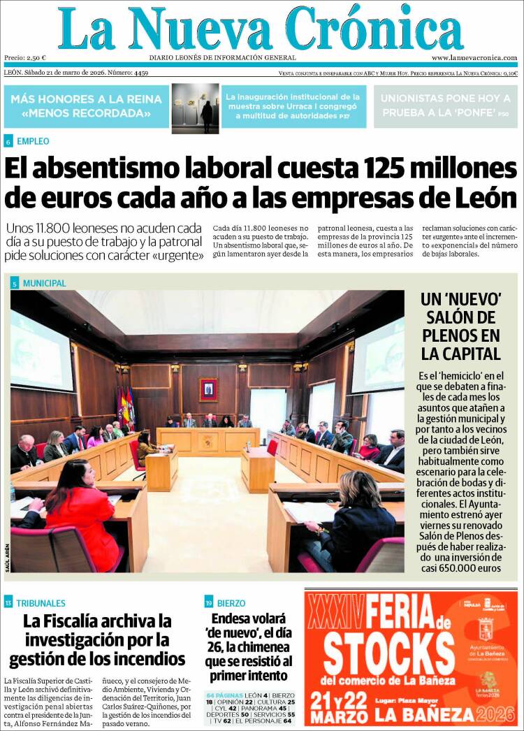 Portada de La Nueva Crónica (Espa&ntilde;a)