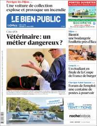 Portada de Le Bien Public (Francia)
