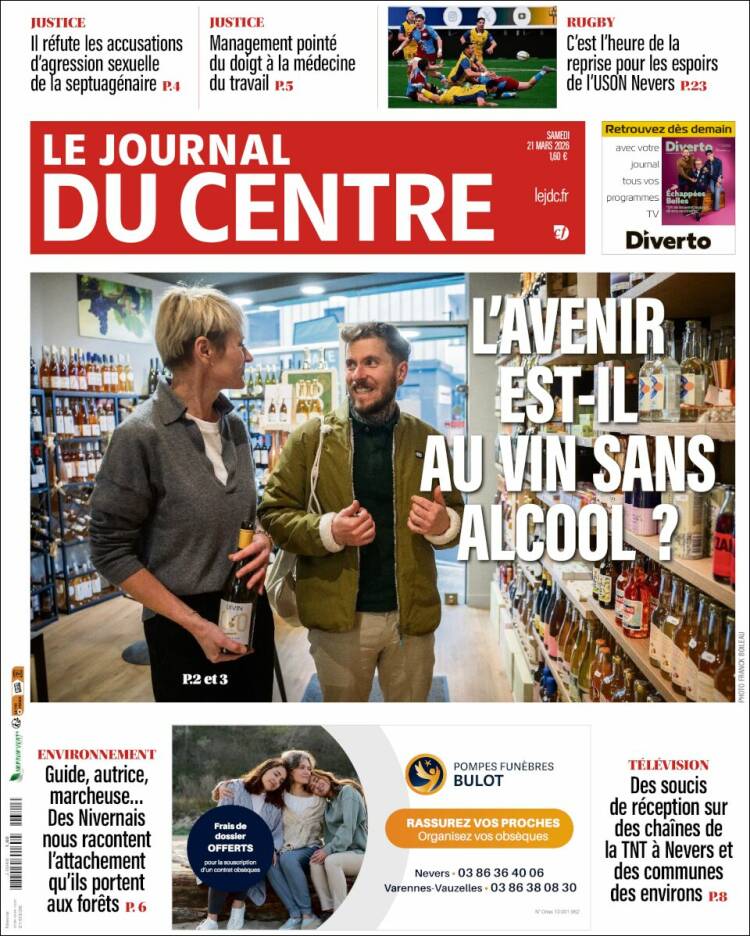 Portada de Le Journal du Centre (France)