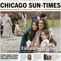 Portada de Chicago Sun-Times (&Eacute;tats-Unis)