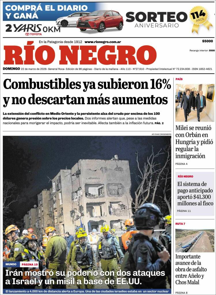 Portada de Rio Negro (Argentina)