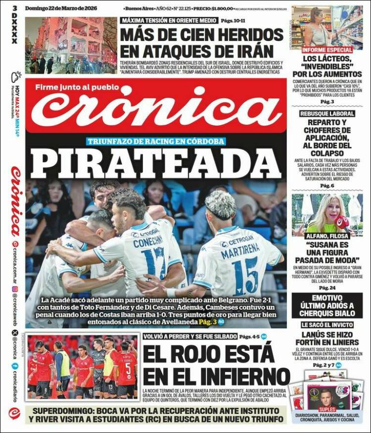 Portada de La Voz del Chaco (Argentina)