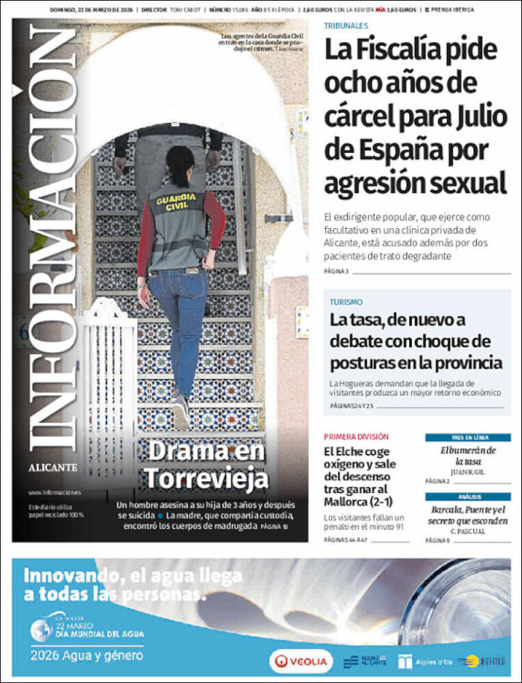 Portada de Diario Información (Espa&ntilde;a)