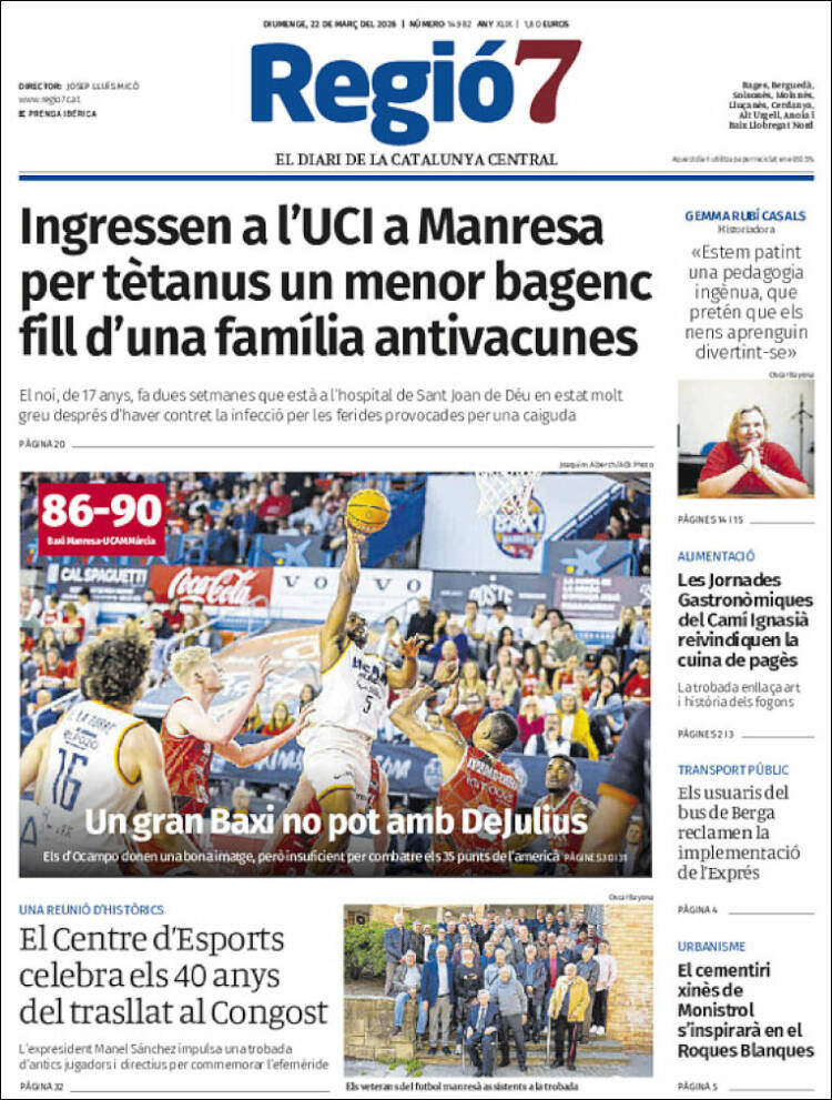 Portada de Regio7 (Espa&ntilde;a)