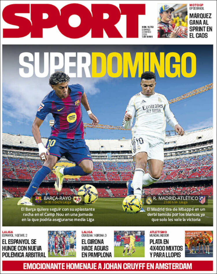 Portada de Sport (Espa&ntilde;a)