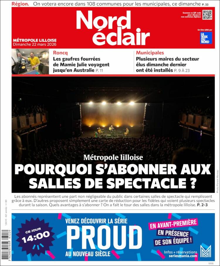 Portada de Nord Éclair (Francia)