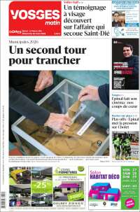 Portada de Vosges Matin (France)