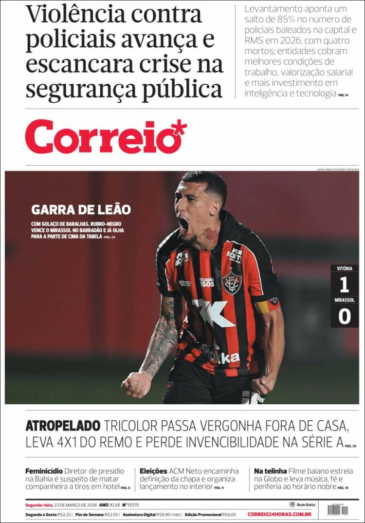 Portada de Correio* (Brasil)