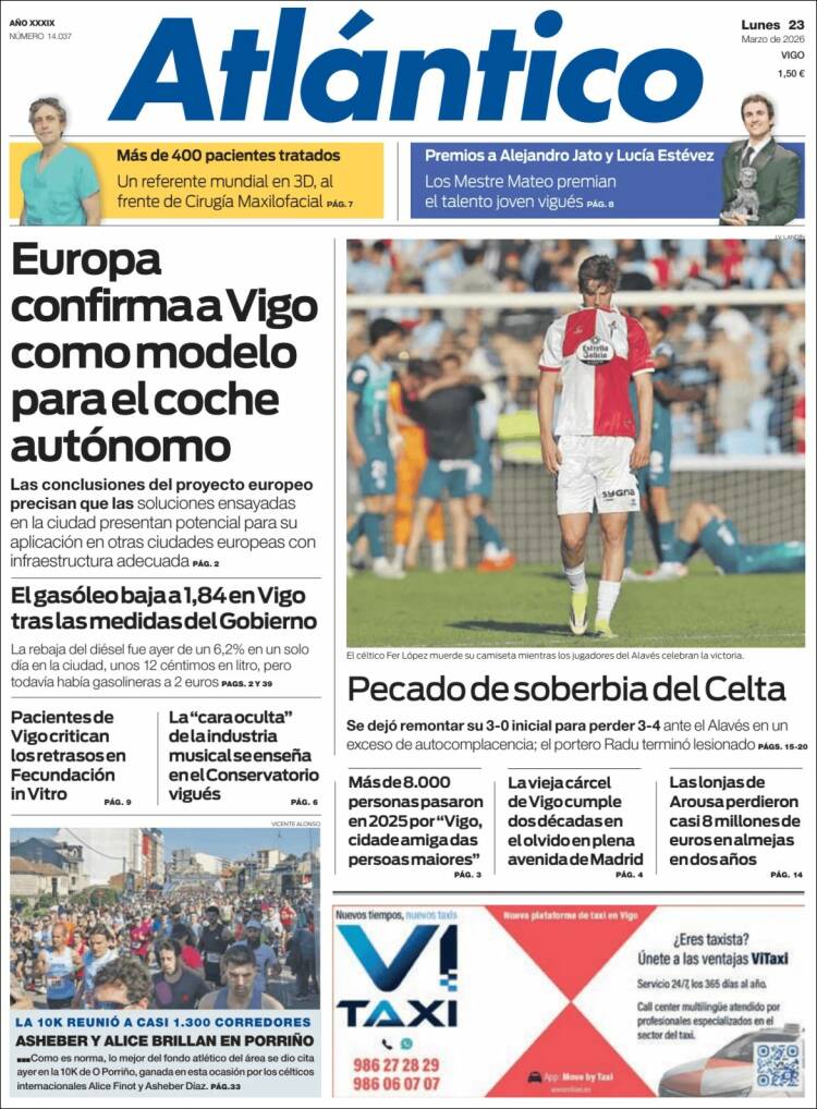 Portada de Atlántico Diario (Espa&ntilde;a)