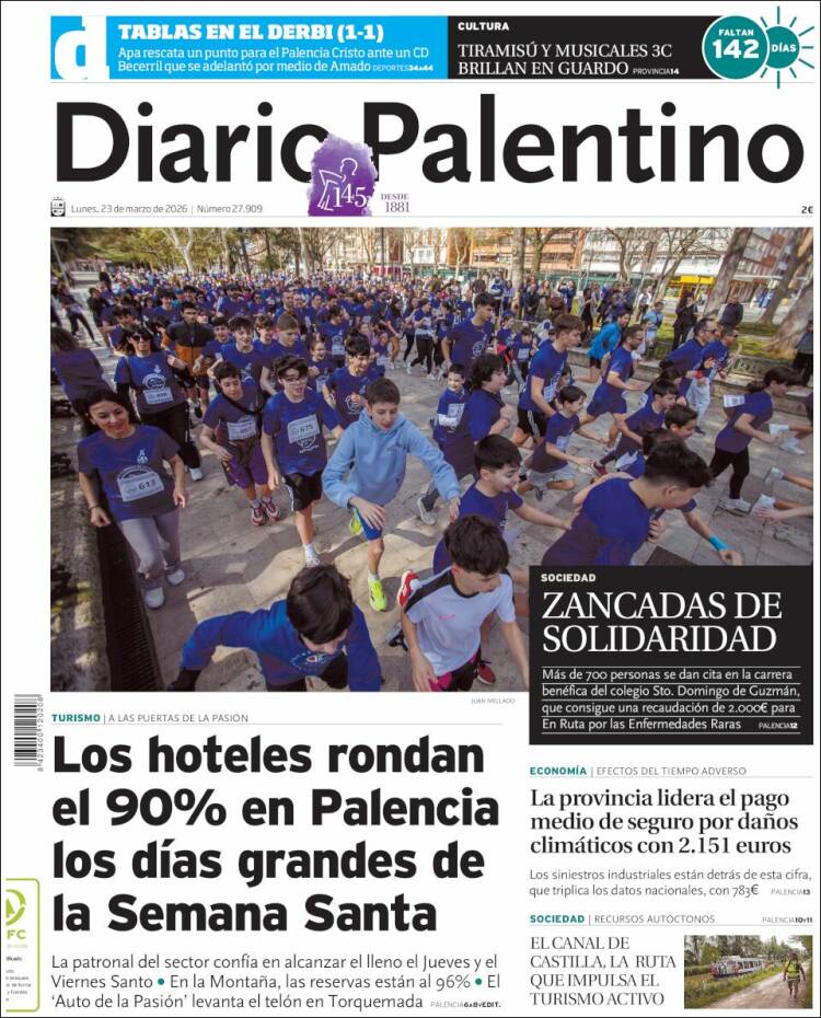 Portada de Diario Palentino (Espa&ntilde;a)