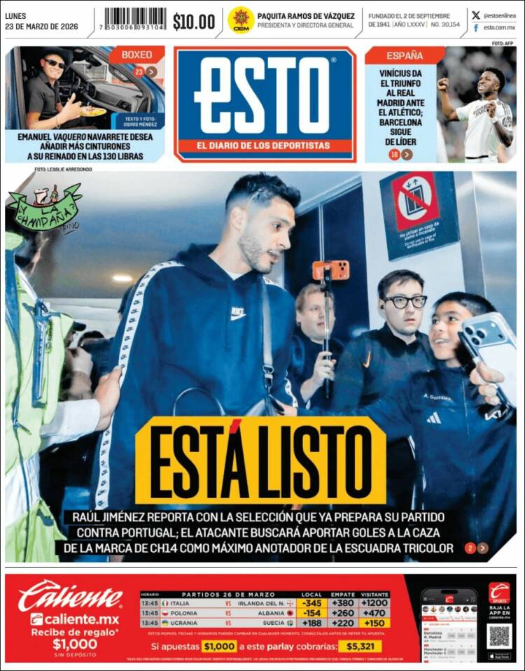 Portada de Esto (M&eacute;xico)