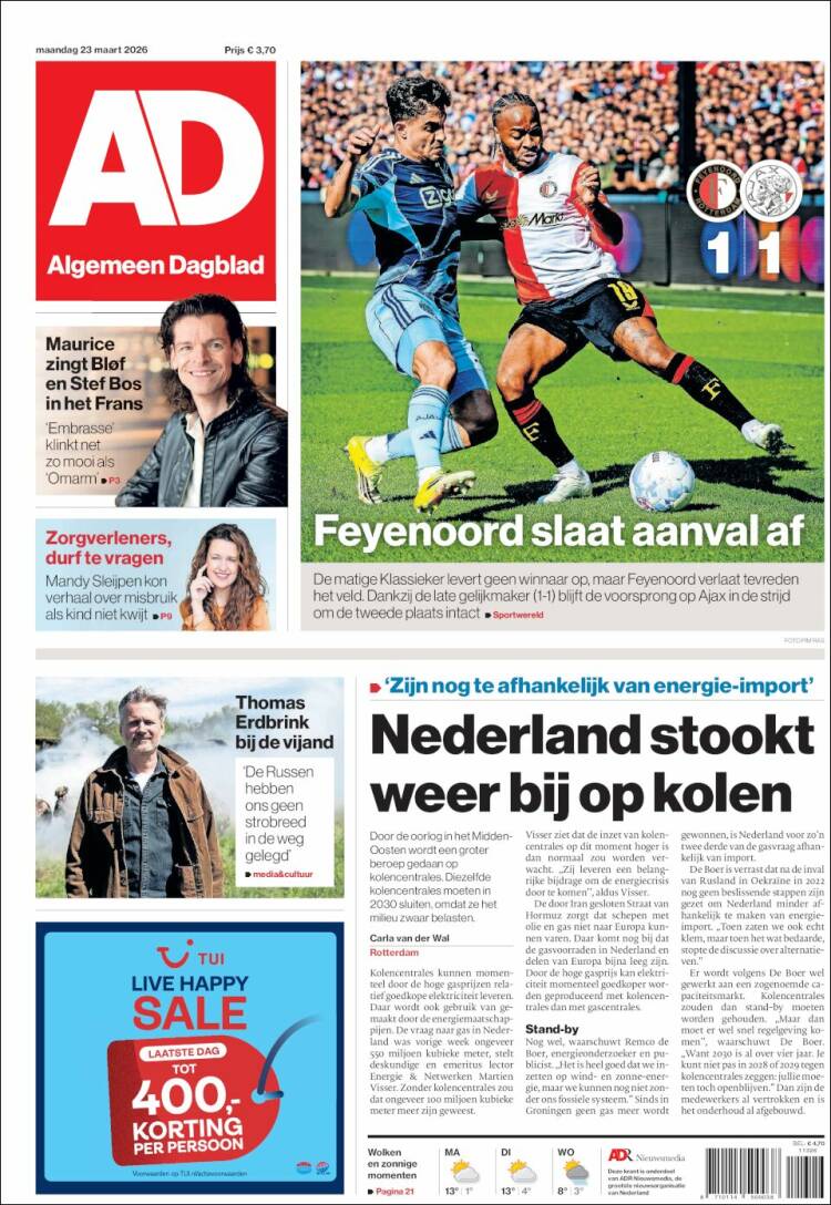 Portada de AD (Pa&iacute;ses Bajos)