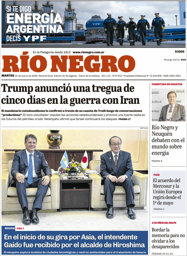 Portada de Rio Negro (Argentina)
