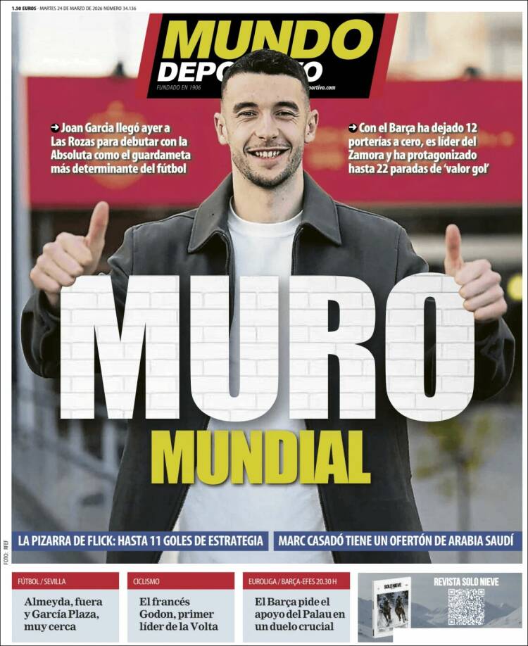 Portada de El Mundo Deportivo (Espa&ntilde;a)