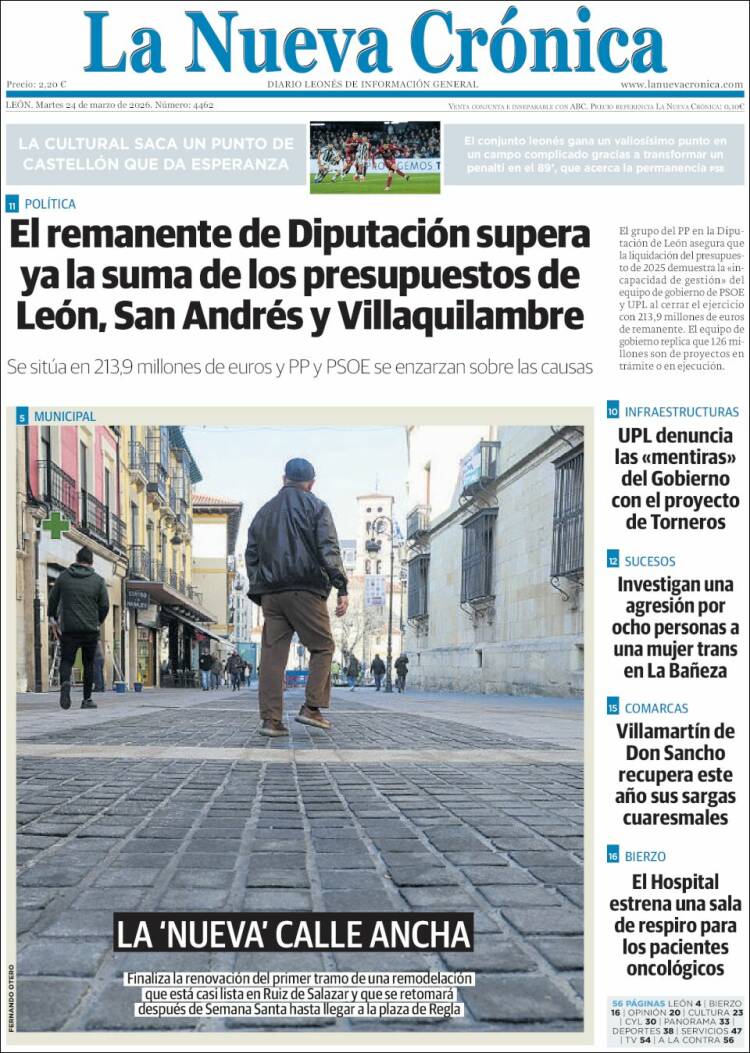 Portada de La Nueva Crónica (Espa&ntilde;a)