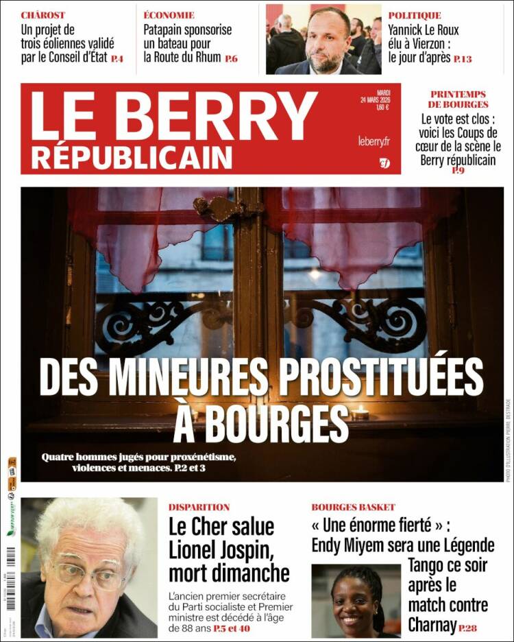 Portada de Berry Republicain (Francia)