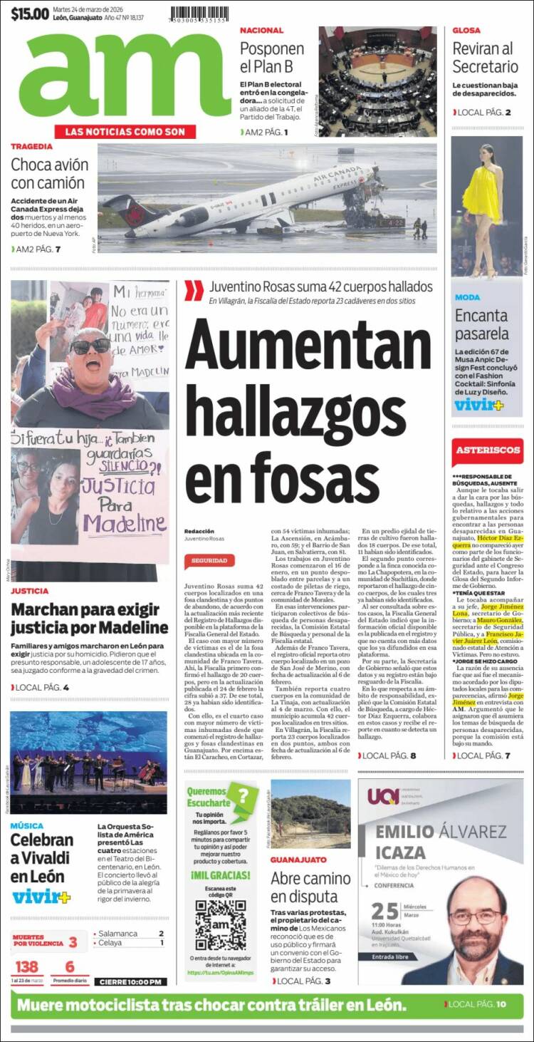 Portada de Al Día A.M. (M&eacute;xico)