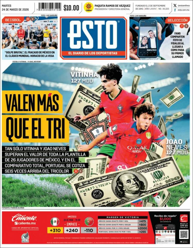 Portada de Esto (M&eacute;xico)