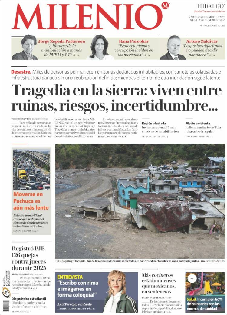 Portada de Milenio de Hidalgo (M&eacute;xico)