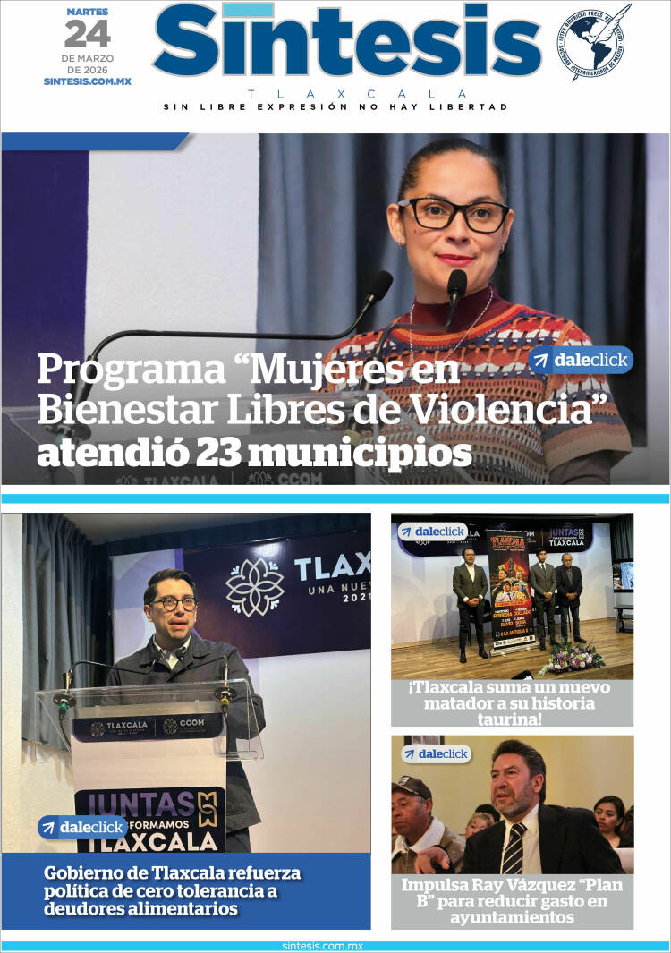 Portada de Síntesis de Tlaxcala (M&eacute;xico)