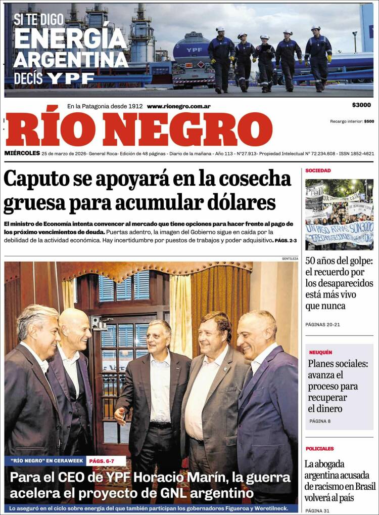 Portada de Rio Negro (Argentina)