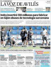 Portada de El Comercio - Avilés (Espa&ntilde;a)