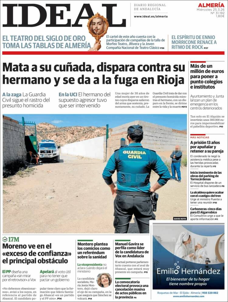 Portada de Ideal Almeria (Espa&ntilde;a)