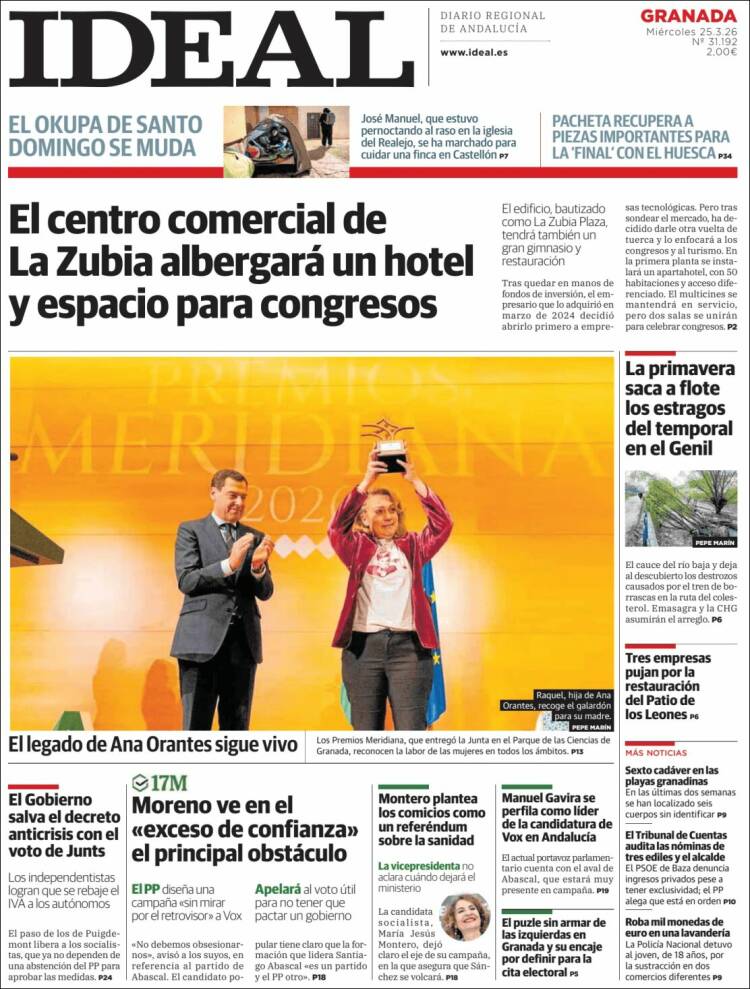 Portada de Ideal (Espa&ntilde;a)