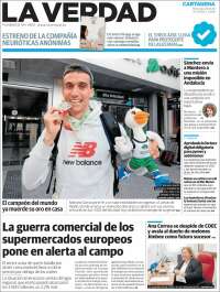 Portada de La Verdad de Cartagena (Espa&ntilde;a)