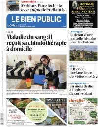 Portada de Le Bien Public (Francia)
