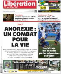 Portada de Libération Champagne (Francia)