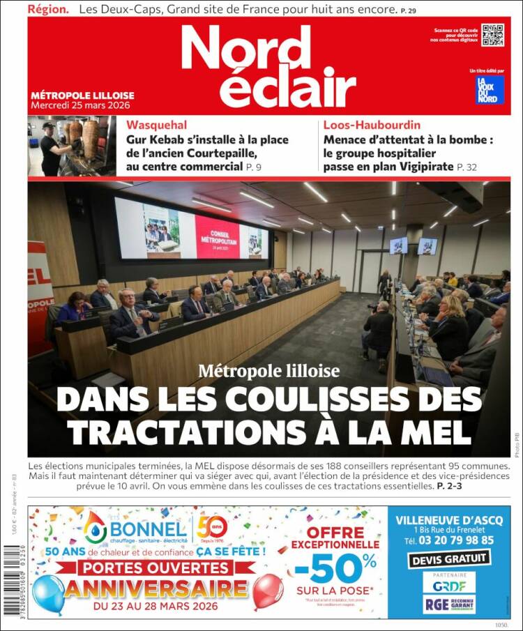 Portada de Nord Éclair (Francia)