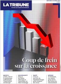 Portada de La Tribune (Francia)