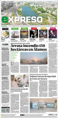 Portada de Expreso (M&eacute;xico)