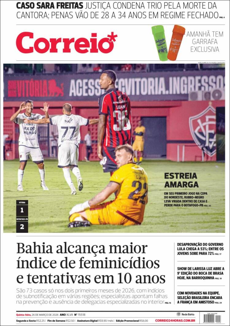 Portada de Correio* (Brasil)