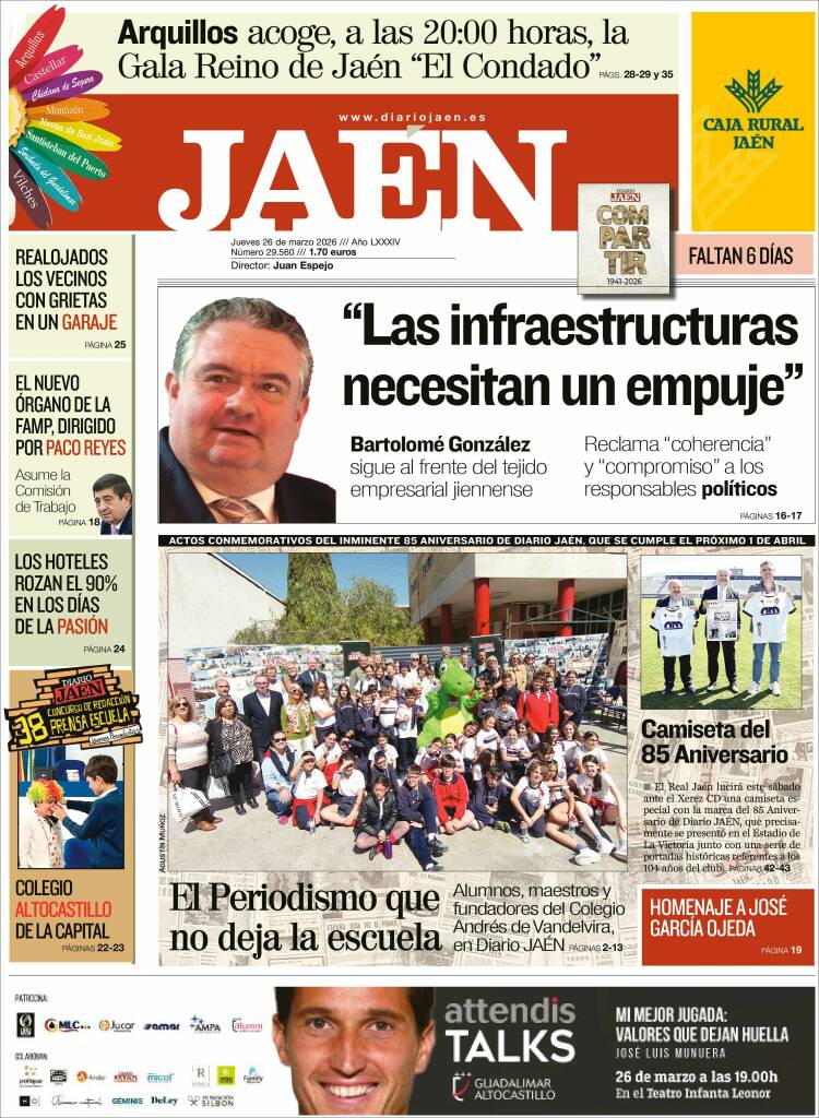 Portada de Diario Jaén (Espa&ntilde;a)