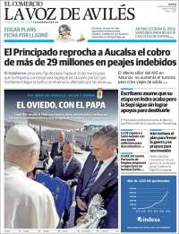 Portada de El Comercio - Avilés (Espa&ntilde;a)