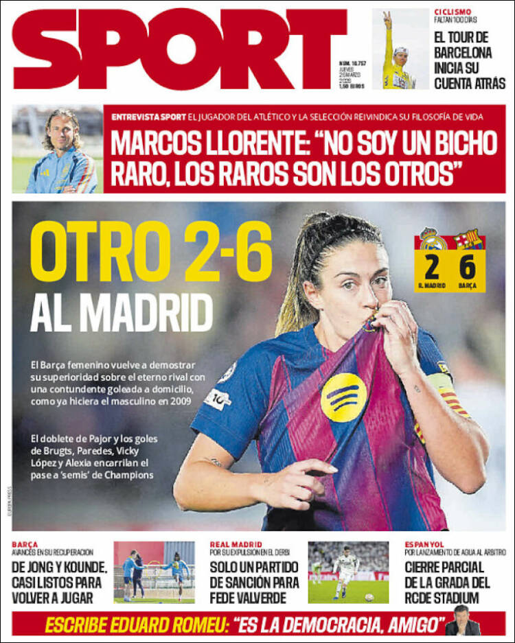 Portada de Sport (Espa&ntilde;a)