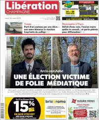 Portada de Libération Champagne (Francia)