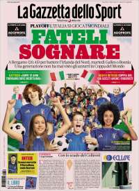 Portada de La Gazzetta dello Sport (Italia)