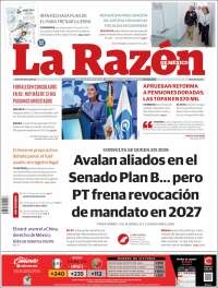Portada de La Razón (M&eacute;xico)