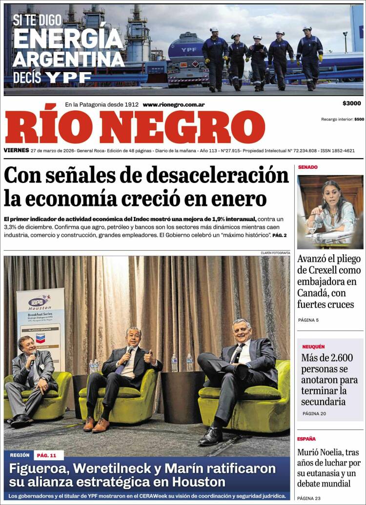 Portada de Rio Negro (Argentina)